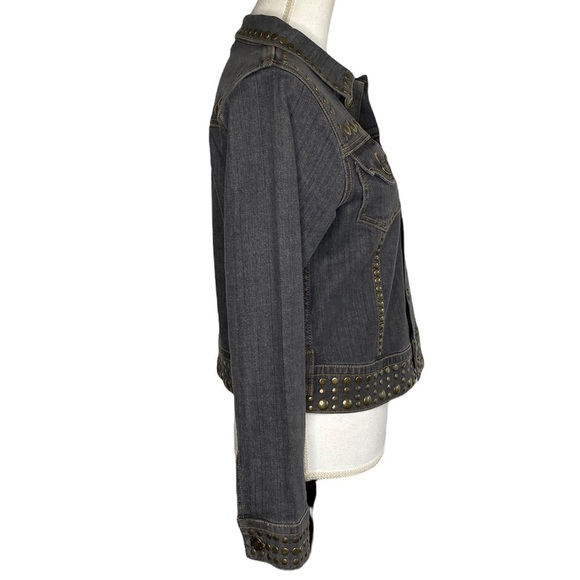 Tasha Polizzi Beaded Denim Jean Jacket - Picture 5 of 11